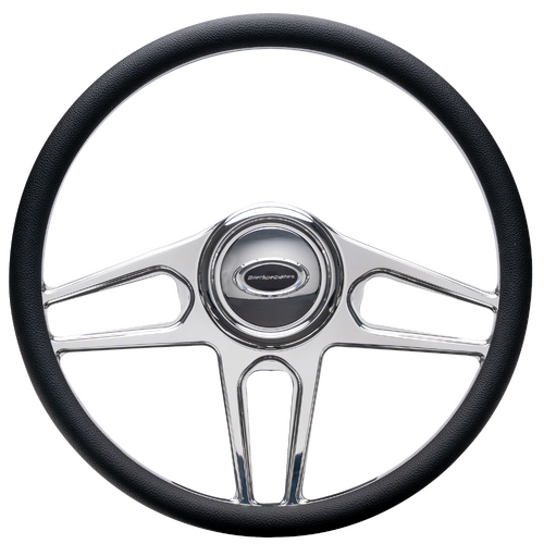 Billet Specialties Steering Wheel Half Wrap 15.5" Tec 5 Polished