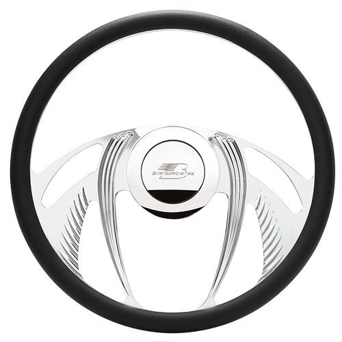 Billet Specialties Steering Wheel Half Wrap 15.5" Psycho