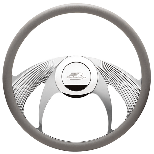 Billet Specialties Steering Wheel Half Wrap 15.5" Phantom