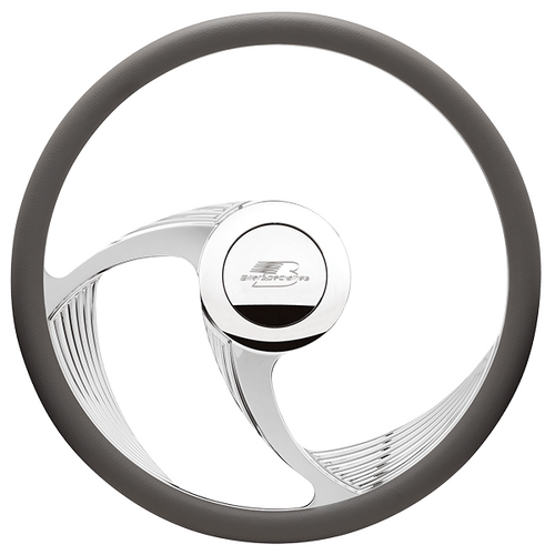 Billet Specialties Steering Wheel Half Wrap 15.5" Spyder Ii