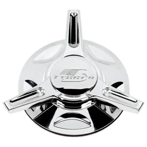 Billet Specialties Spinner Caps Lg Flat(Ko Style) Pair