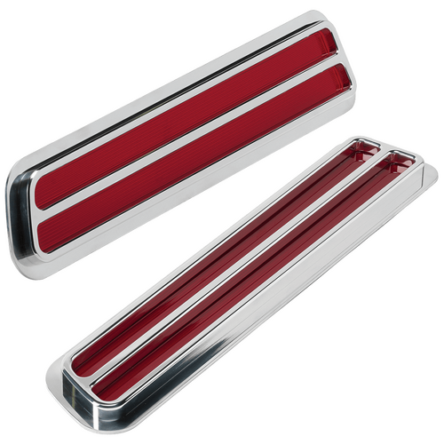Billet Specialties Taillight Flush Bezel 69 Camaro Slot Polished (Pair)