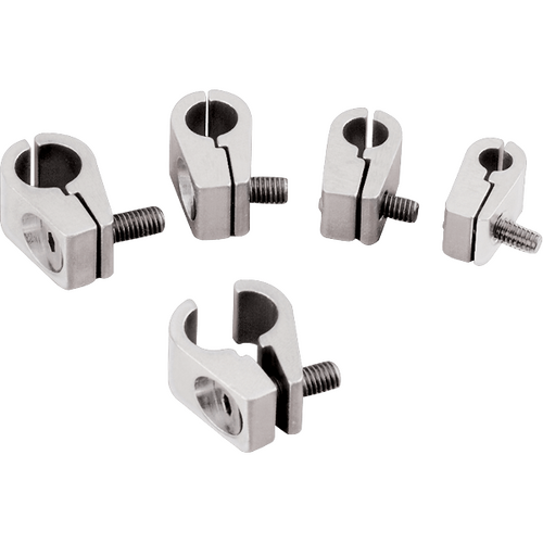 Billet Specialties Line Clamps 3/8" (4 Pk)
