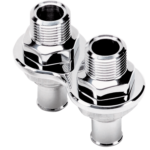 Billet Specialties Heat Bulkhead Push-On 2-Port