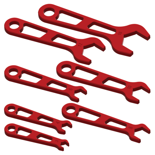 Billet Specialties An Hose Wrench Set 7 Pc