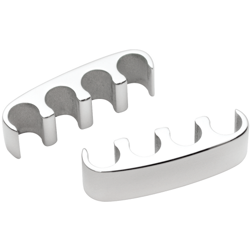 Billet Specialties Plug 4 Wire Separators Floating Polished (Pair)