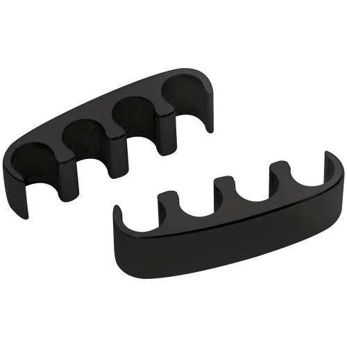 Billet Specialties Plug 4 Wire Separators Floating Black (Pair)