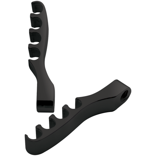 Billet Specialties Plug 4 Wire Separators Head Mount Black (Pair)