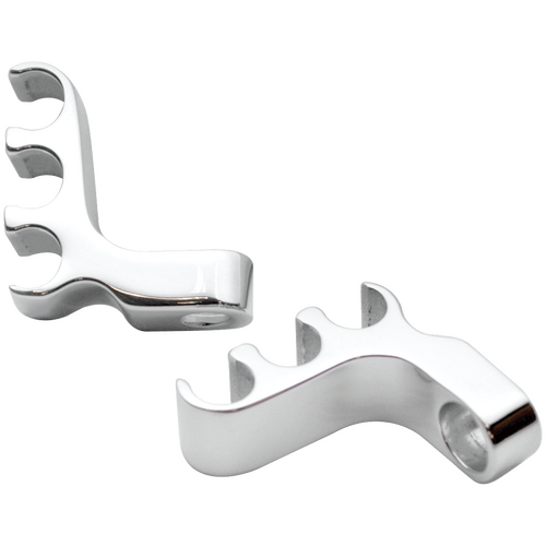Billet Specialties Plug 3 Wire Separators Valve Cover Mount Polished (Pair)