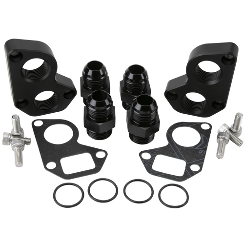 Billet Specialties LS Remote Water Pump Adapters