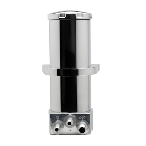 Billet Specialties Hydroboost Power Steering Res With Bracket Smth Polished