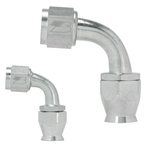 Billet Specialties Hose Fittings 90 Deg (Power Steering)