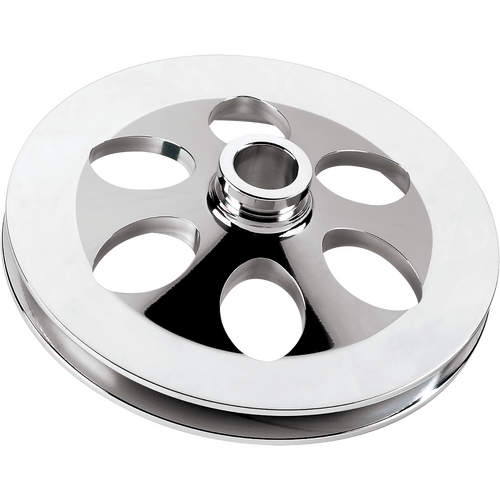 Billet Specialties Power Steering Pulley 1 Grv Press-On('75-Up)