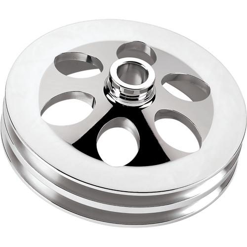 Billet Specialties Power Steering Pulley 2 Grv Press-On('75-Up)
