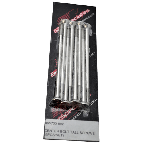 Billet Specialties Center Bolt Tall Screws (8Pcs/Set)