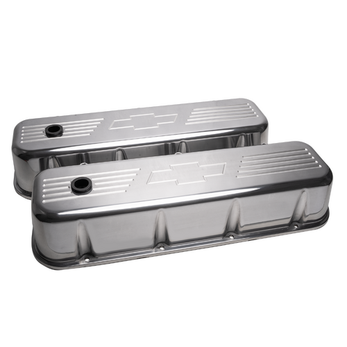 Billet Specialties Valve Cover BB Tl Bowtie Polished