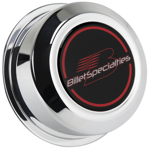 Billet Specialties Center Cap Billet Push Thru 3.189 Cb Polished 1.375" Tall