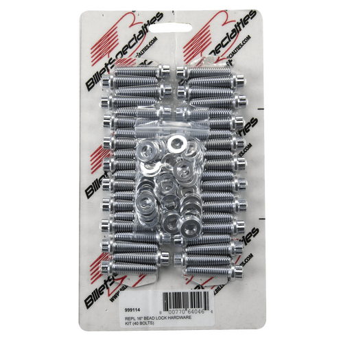 Billet Specialties Replacement 16" Bead Lock Hardware Kit (40 Bolts)