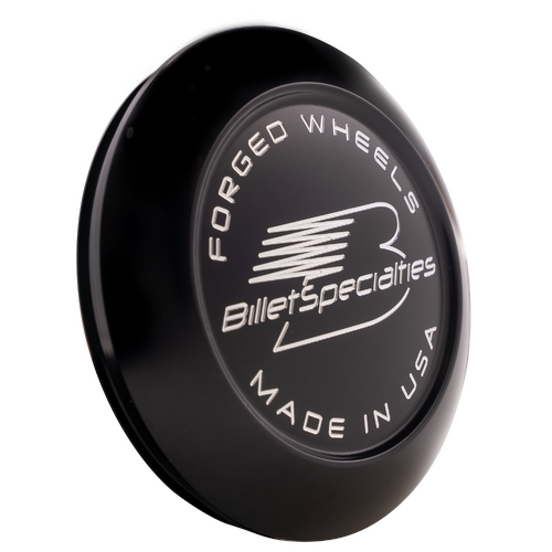 Billet Specialties Low Profile Race Series Center Cap .436" Tall Black
