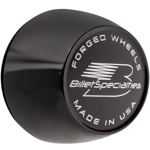 Billet Specialties Center Cap 3.080 Cb 1-7/8" Tall Black