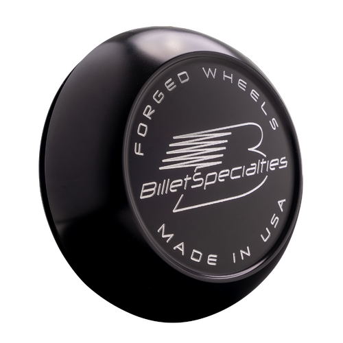 Billet Specialties Center Cap Truck 3.430 Cb 1" Tall Black