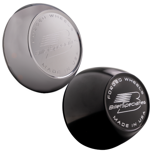 Billet Specialties Center Cap Truck 3.430 Cb 2" Tall Black