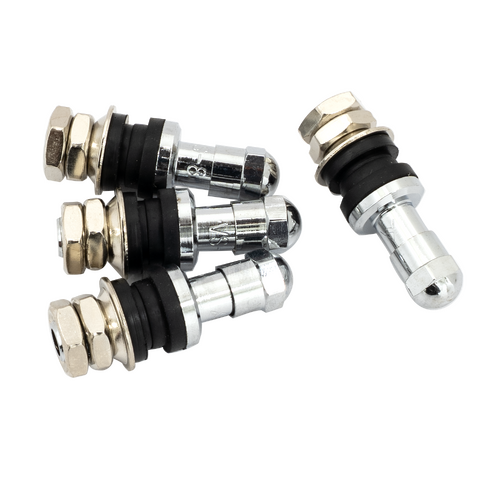Billet Specialties Valve Stem Chrome Bolt-In (4/Pk)