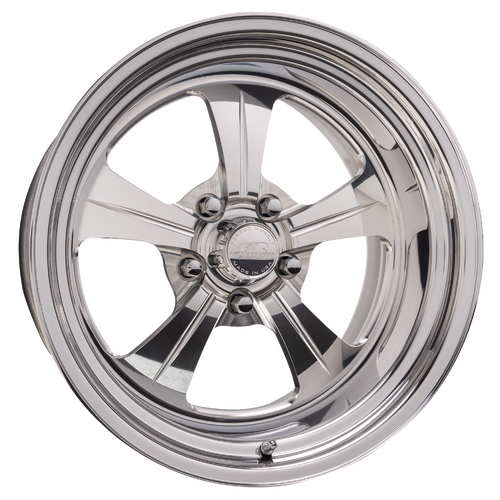 Billet Specialties Fineline Wheel, 17x8 in., 5x5 Bolt Pattern, 5 in. Backspace, Polished