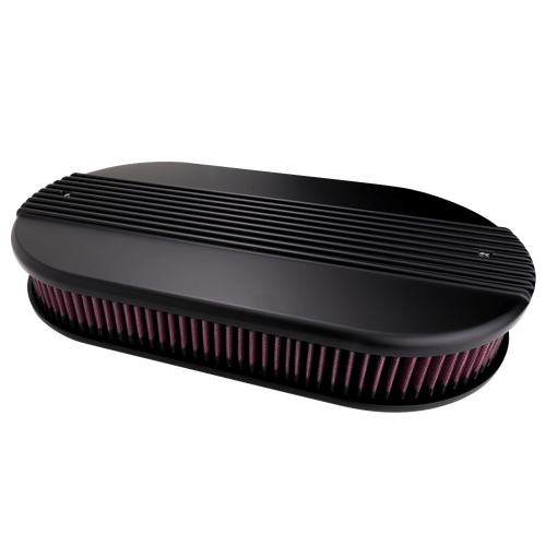 Billet Specialties Air Cleaner Dl Quad Ribbed Black