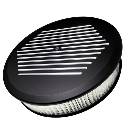 Billet Specialties Air Cleaner 14" Rd Bl-Ml Black