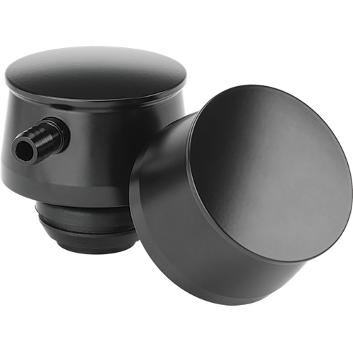 Billet Specialties Breather Plain Black 1-1/4" Vc Hole