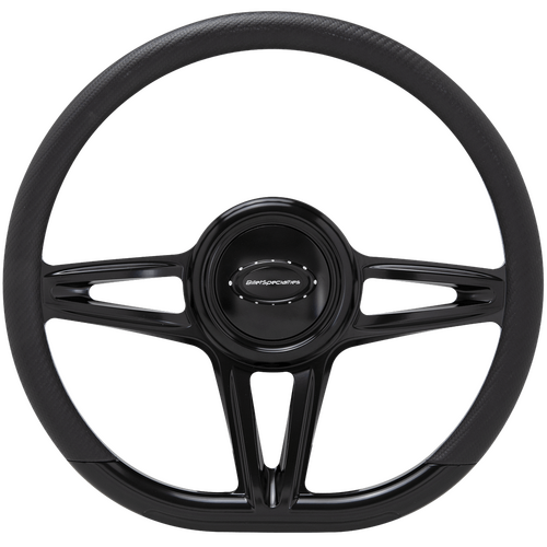 Billet Specialties Steering Wheel 14" D-Shape Victory Black