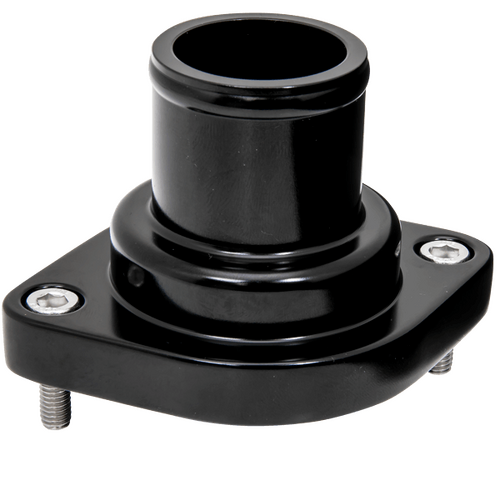 Billet Specialties Thermostat Housing Straight-Out LS 04-09 Black