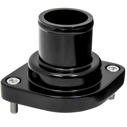 Billet Specialties Thermostat Housing Straight-Out LS 2010-Up Black