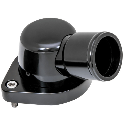 Billet Specialties Thermostat Housing Swvl 15 Deg LS 2010-Up Black