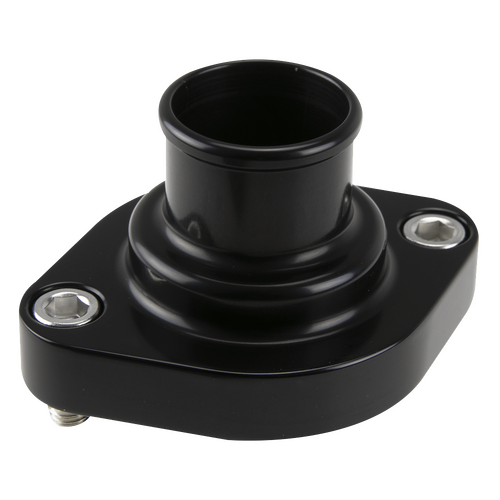 Billet Specialties Thermostat Housing Straight Up Mopar Appl Black