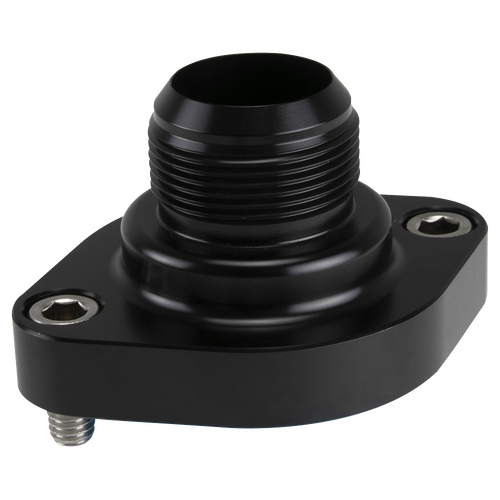 Billet Specialties Thermostat Housing -20 An Straight Up Mopar Appl Black