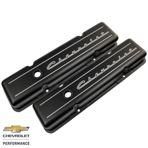 Billet Specialties Valve Cover SB Sht Chevrolet Black