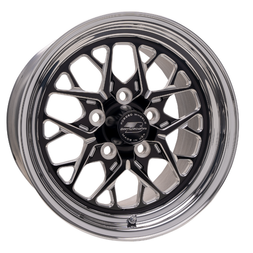 Billet Specialties Redline Wheel, 15x10 in., 5x120 Bolt Pattern, 7.5 in. Backspace, Front, 7/8 in. C