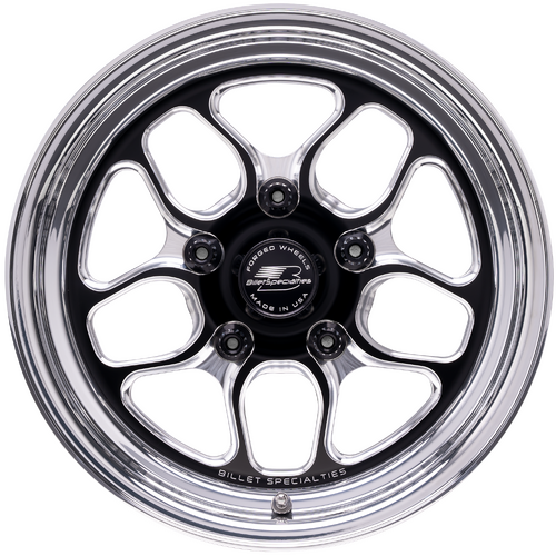 Billet Specialties Win Lite Wheel, 15x10 in., 5x4.5 Bolt Pattern, 4 in. Backspace, Black