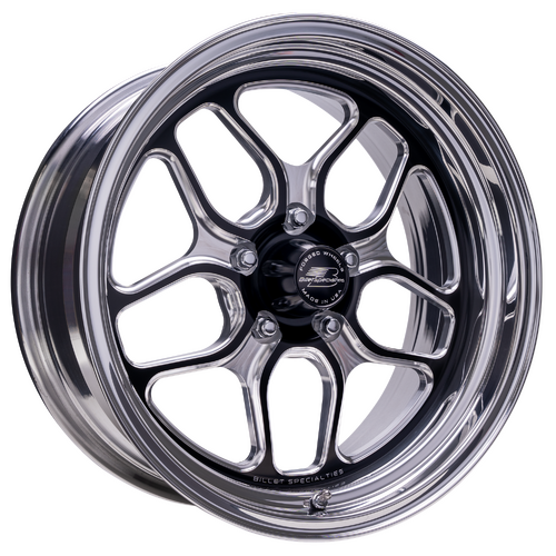 Billet Specialties Win Lite Wheel, 15x10 in., 5x4.75 Bolt Pattern, 7.5 in. Backspace, Front, 7/8 in.