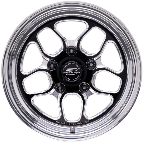 Billet Specialties Win Lite Wheel, 15x9 in., 5x4.75 Bolt Pattern, 3.5 in. Backspace, Black