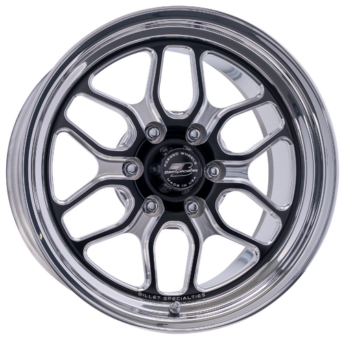 Billet Specialties Win Lite 6 LT Wheel, 17x9.5 in., 6x5.5 Bolt Pattern, 6.75 in. Backspace, Black