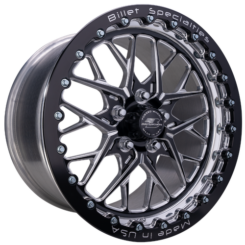 Billet Specialties Redline Single Beadlock Wheel, 17x10 in., 5x115 Bolt Pattern, 5.125 in. Backspace
