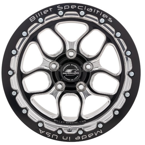 Billet Specialties Win Lite Single Beadlock Wheel, 15x10 in., 5x4.75 Bolt Pattern, 3.5 in. Backspace