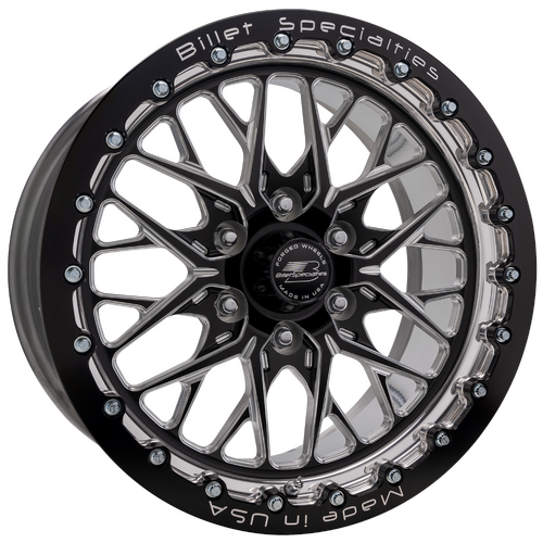 Billet Specialties Redline 6 LT Single Beadlock Wheel, 17x9.5 in., 6x5.5 Bolt Pattern, 6.75 in. Back