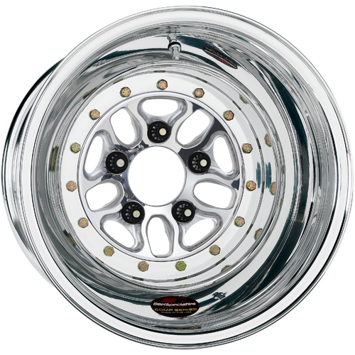 Billet Specialties Comp 7 Wheel, 15x10 in., 5x4.75 Bolt Pattern, 4.5 in. Backspace, Polished