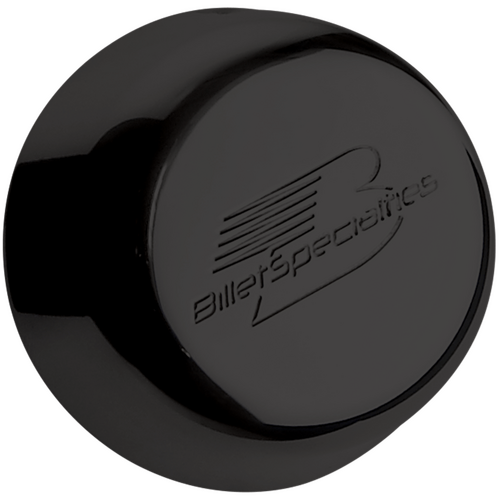 Billet Specialties Comp Series Spindle Mount (An & St) Center Cap Black