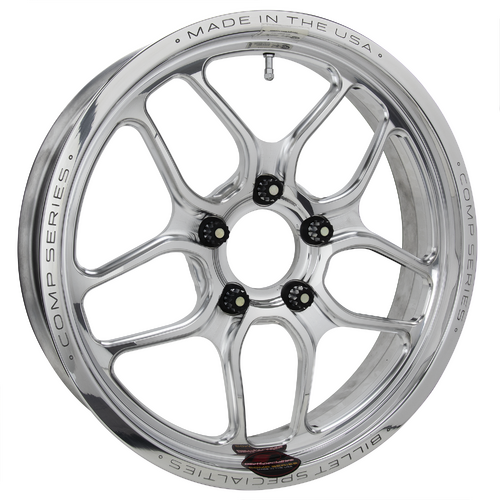 Billet Specialties Comp 7 One-Piece Wheel, 15x3.5 in., 5x4.5 Bolt Pattern, 2.25 in. Backspace