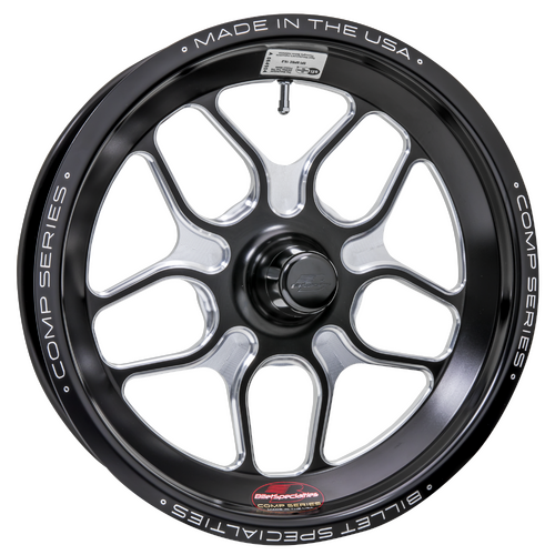 Billet Specialties Comp 7 One-Piece Wheel, 15x3.5 in., Spindle Mount, Strange Ultra Through 2010, 1.